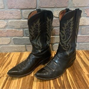 Lucchese men’s cowboy boots 9.5 D black